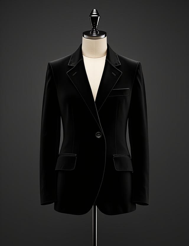 Midnight Velvet Blazer